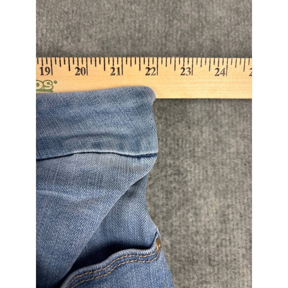 Seven7 Tummyless High Rise Skinny Jeans Light Wash Blue 22W - Picture 10 of 12